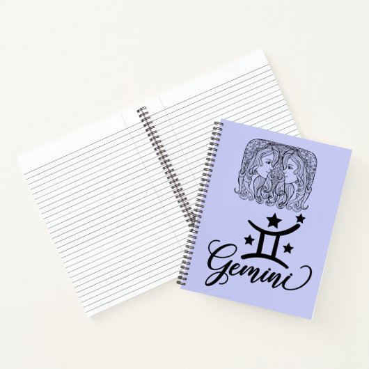 Tweelingen notitieboek (Binnen)