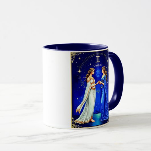 Tweelingen onder een sterrenhemel mok (Voorkant rechts)