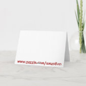 Tweelingen: Onze Eerste Personaliseerbare Feestdagen Kaart (Achterkant)