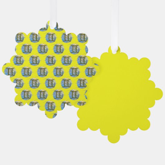 Tweelingen Ornament Kaart (Voorkant / Achterkant)