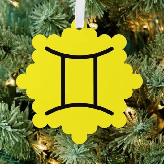 Tweelingen Ornament Kaart (Insitu (Drie))
