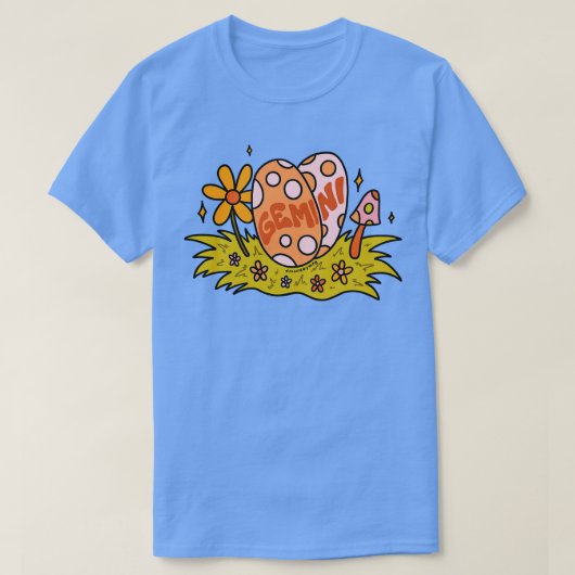 Tweelingen-paasei T-shirt (Design voorkant)