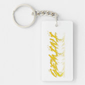 Tweelingen Reflectie Sleutelhanger (Voorkant)