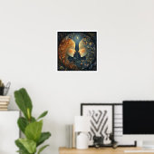 Tweelingen Sterrenbeeld Geboorte Teken Astrologie Poster (Thuiskantoor)