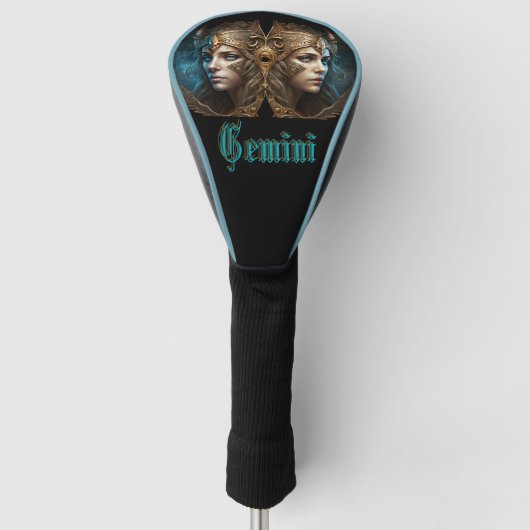 Tweelingen Sterrenbeeld Golfheadcover (Voorkant)