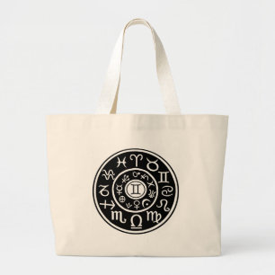 Tweelingen Sterrenbeeld Grote Tote Bag
