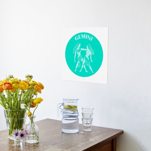 Tweelingen, sterrenbeeld, horoscoop, astrologie folie afdrukken (Laag (Keuken))