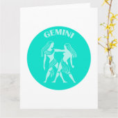 Tweelingen, sterrenbeeld, horoscoop, astrologie kaart (Gele Bloem)