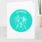 Tweelingen, sterrenbeeld, horoscoop, astrologie kaart (Voorkant)