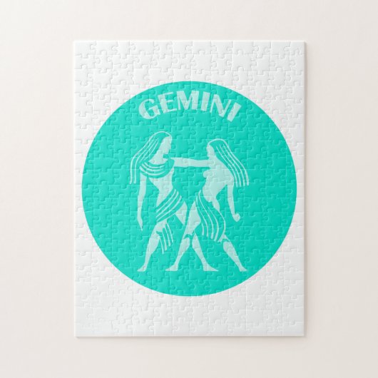 Tweelingen, Sterrenbeeld, Horoscoop, Astrologie Legpuzzel (Verticaal)