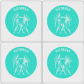 Tweelingen, Sterrenbeeld, Horoscoop, Astrologie Sticker (Voorkant)