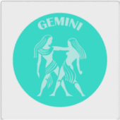 Tweelingen, Sterrenbeeld, Horoscoop, Astrologie Sticker (Voorkant)