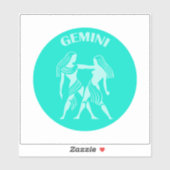 Tweelingen, Sterrenbeeld, Horoscoop, Astrologie Sticker (Vel)