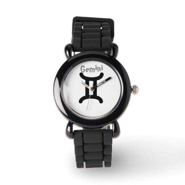 Tweelingen Sterrenbeeld. Kinderhorloges. Horloge (Voorkant)