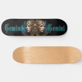 Tweelingen Sterrenbeeld Persoonlijk Skateboard (Horizontaal)