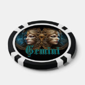Tweelingen Sterrenbeeld Poker Chips (Enkel)