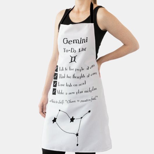 Tweelingen – takenlijst schort (Insitu)