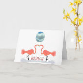 Tweelingen Verjaardag Kaart met Originele Digitale (Gele Bloem)