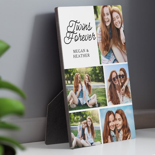 Tweelingen voor ooit Versibling 5 Foto Collage kee Fotoplaat