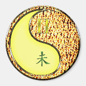 Tweelingen & Vuur Geit Magneet (Voorkant)