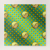 Tweelingen & Vuur Hond Legpuzzel (Horizontaal)