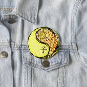 Tweelingen & Vuur Rat Ronde Button 7,6 Cm (In situ)