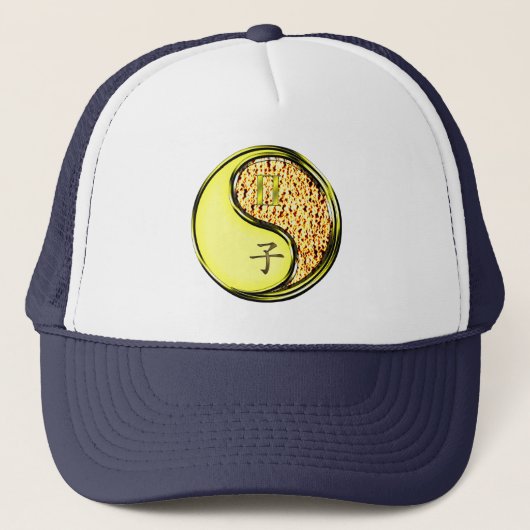 Tweelingen & Vuur Rat Trucker Pet (Voorkant)