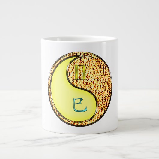 Tweelingen & Vuur Slang Grote Koffiekop (Voorkant)