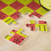 Tweelingen & Vuur Tijger Legpuzzel (Zijkant)
