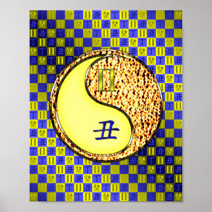 Tweelingen & Vuuros Poster