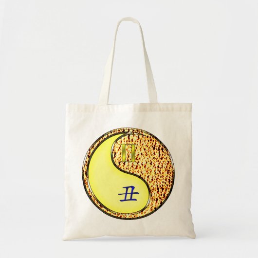 Tweelingen & Vuuros Tote Bag (Voorkant)