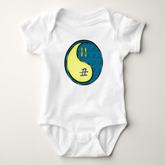 Tweelingen & Water Os Romper (Voorkant)