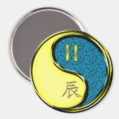 Tweelingen & Waterdraak Magneet (Voorkant / Achterkant)