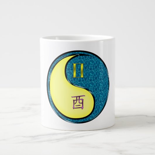 Tweelingen & Waterhaan Grote Koffiekop (Voorkant)