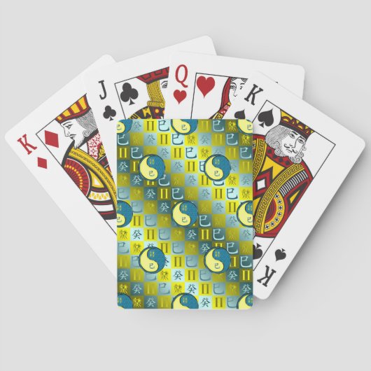 Tweelingen & Waterslang Pokerkaarten (Achterkant)