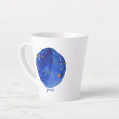 Tweelingen Waterverf Nacht Sky Constellation Zodia Latte Mok (Linkerhoek)