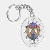 Tweelingen & Weegschaal Acrylaat Sleutelhanger (Voorkant Links)