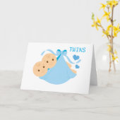 TWEELINGEN ZIJN DUBBEL ALLES-LIEFDE EN PLEZIER KAART (Gele Bloem)