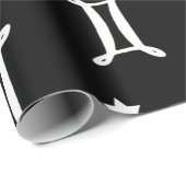 Tweelingen Zodiac Symbool en Sterren Patroon Cadeaupapier (Rol Hoek)