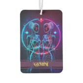 Tweelingen Zodiac Tekenen Hemelse Luchtverfrisser (Achterkant)