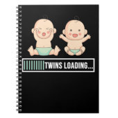 Tweelingen Zwangerschap Aankondiging Notitieboek (Voorkant)