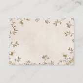 tweelingensnop floral Diaper omhullingskaart Raffl Informatiekaartje (Achterkant)