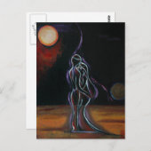 Tweelingflames Briefkaart (Voorkant / Achterkant)