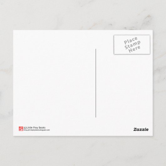 Tweelingflames Briefkaart (Achterkant)