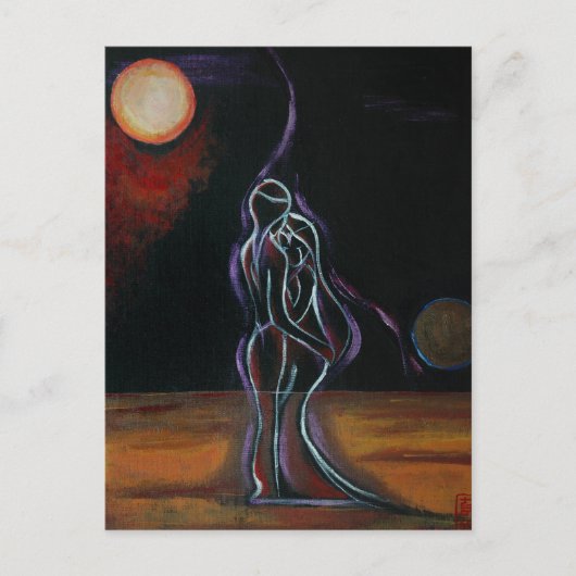 Tweelingflames Briefkaart (Voorkant)