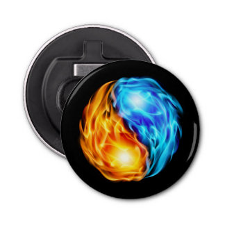Tweelingflames Button Flesopener