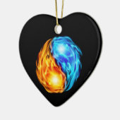 Tweelingflames Keramisch Ornament (Links)