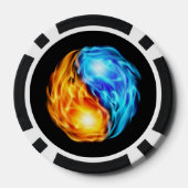 Tweelingflames Pokerchips (Achterkant)