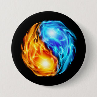 Tweelingflames Ronde Button 7,6 Cm
