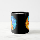 Tweelingflames Tweekleurige Koffiemok (Center)